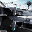 GUWEZ Phone Holders for Your Car [Military Grade Suction Ultra Strong Base] Cell Phone Car Holder 3 in 1 Dashboard Accents/Windshield/Air Vent Hands-Free for Video Installation Kit iPhone Android | Model-C photo 2