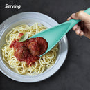 Vovoly Cooking Spoons, Nonstick Silicone Spatula Spoon, 2 pcs, Teal, 12.6" — 8