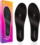 Carbon Fiber Insole for Foot Recovery, 0.047" Thin Rigid Shoe Insert Limit Foot Bending to Relief Pain of Turf Toe Hallux Rigidus Broken Toe Arthritis, Replace Walking Boots Men Women 10.6" — 1