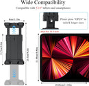 OHLPRO Universal Tablet Wall Mount Holder for 4.7-13 inch Tablet Smartphone eReader, 360° Adjustment Compatible with iPad, iPhone, Kindle Fire HD, Galaxy Tab, Switch, Drilled Screw Mounting photo 4