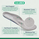 Orthotics Inserts for Men & Women EU39 US W8-8.5/M6-6.5 Made in Italy-Plantar Fasciitis Insoles Metatarsal Insoles Men Shoe Arch Support Inserts Women Plantar Fasciitis Insert Shoe Orthotics H485-46 3