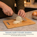 Totally Bamboo Cutting Board Set, 3 Reversible Cutting Boards for Kitchen — 3