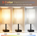 Fenmzee Bedside Lamp for Bedroom Set of 2 - Small Table Lamp for Nightstand — 2