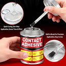 Contact Cement Adhesive, 6 oz Contact Cement Glue with Brush — 4