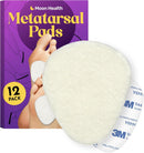 12-Pack Metatarsal Pads for Women - 1/4” Thick, Comfort Foot Cushions for Heels & Pain Relief, Forefoot Support, Ideal for Metatarsalgia, Morton's Neuroma, Sesamoiditis 1