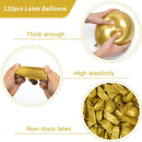 RUBFAC Metallic Gold Balloons 120pcs 12 Inch Party Latex Balloon — 4