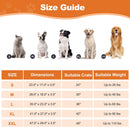 POCBLUE Deluxe Washable Dog Bed for Large Dogs Dog Crate Mat 35 Inch Comfy Fluffy Kennel Pad Anti-Slip for Dogs Up to 60 lbs, 35" x 23", Grey — 6
