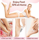 Electric Callus Remover for Feet, ZABOUL Electric Foot Filer Rechargeable Pedicure Tools Foot Grinder Smooth Pedicure Wand Feet Care for Removes Dry Hard & Dead Skin Ideal Gift - White — 5