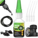 INSOIA Super Black Rubber Glue, 20g, Strong Bond, with Precision Tips — 1