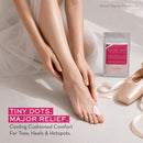 Gaynor Minden Dancers Dots Hydrogel Patches for Blister Prevention, Gel Pads for Pointe Shoes, Cooling Foot Cushion Protection for Toes, Heels, & Feet, Ballet Dance Accessories, 2 Sizes | 90 Count Jar — 2