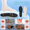2026 New Steppers Insoles for Men & Women - 4D Cloud Comfort Memory Foam | Super Soft Shock Absorption, Anti-Fatigue & Breathable Design | Replacement Inserts for Work, Running (Black, Men's 8.5-9) — 6