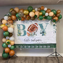 Green and Brown Balloons Set, 60 Pcs 12 Inch green brown balloons Jungle Safari Woodland Forest Balloon Metallic Gold Cream Brown Olive Green Coffee Blush Balloon for Baby Shower Birthday Decorations — 4