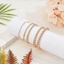 PH PandaHall 14K Gold Plated Spacer Beads, 300pcs Round Brass Beads 5 Size Metal Smooth Beads Seamless Ball Beads… — 8
