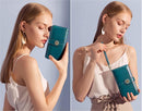 SENDEFN Wallets for Women Leather Credit Card Holder with RFID Blocking Large Capacity Wristlet — 5