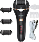 Electric Foot Callus Remover- Long Service Time, Rechargeable Electronic Foot File- Ideal Gift, Professional Pedicure Tools, Waterproof Foot Scrubber, Pedicure Kit Feet Care for Dead Skin (Black) — 1