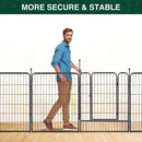 VISCOO Dog Playpen Outdoor, 16 Panels 40" High Metal Dog Fence with Gate — 7