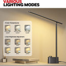 Honeywell HWT-H01 LED Desk Lamp, Foldable & Stepless Dimmable, Black — 3
