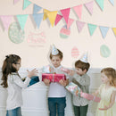 Pennant Banner Flags Pastel - GREATRIL Colorful Triangle Banners for Birthday Easter Classroom School Carnival Garland Outdoor Burlap Bunting Party Decorations 4 Strings | Mixed (Pastel) — 6