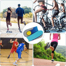 AOMIG Height Increase Insoles 1.5cm Unisex Invisible Heel Lift Inserts Half Increased Shoe Lifts Soft Elastic Breathable Shoe Insoles Shock Absorption Heel Cushion Pads High Pads for Men Women, Blue — 7