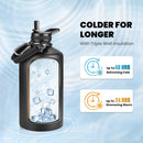 RAYMYLO One Gallon Water Bottle Insulated 128 oz, Stainless Steel — 2
