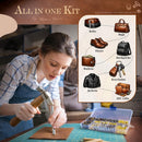 JETMORE 240 Sets Leather Rivets, Rivets for Fabric, Bags, Shoes and Crafts | 240 Pack — 2