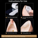 4 Pair Heel Stickers Soft Silicone Cushions Heels Grips for Loose Shoes, Anti Slip Inserts Heel Pads Protectors for High Heels, Flats, Casual Shoes etc, Stop Heel Pain and Blisters — 7