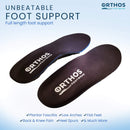 ORTHOS Footwear Orthos Shearling Orthotic Insoles - Inserts W/Arch Support Size: J - Mens 13 5