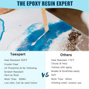 Teexpert Epoxy Resin Kit for Beginners, Resin Kit with Coaster Molds, Silicone Molds Kit, Pigments, Crystal Clear… — 5