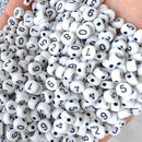 JULIMAIDONG Alphabet Beads A-Z 1350+Pcs Letter Number Hearts Bracelets Bead — 7
