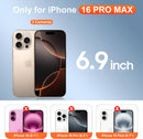 Magnetic for iPhone 16 Pro Max Case with Stand, Clear — 2