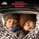 Emergency Blanket Mylar Thermal Space Survival Gear & Supplies 4-Pack Foil | Silver | 4 Pack — 4