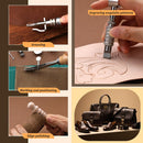 458 Pcs Leather Working Kit Leather Crafting Kit Leathers Working Tools — 5