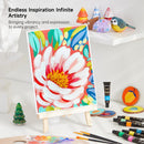 Shuttle Art Acrylic Paint Set, 30 x12ml Tubes Artist Quality Non Toxic Rich Pigments Colors Great for Kids Adults Professional Painting on Rocks Canvas Wood Clay Fabric Ceramic Crafts | 30 Colors | 0.4 Fl Oz (Pack of 30) — 7