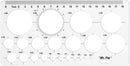 Mr. Pen- Circle Template, Circle Stencil | Circle Template, 1 pcs — 1