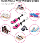 cyrico Shoe Stretcher Women 4-way Shoe Expander Widener Shoe Tree Shape for Wide Feet | rose — 6