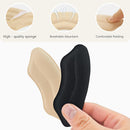 Heel Pads Cushions Inserts for Loose Shoes Heel Grips (Beige+Black,18Pcs) - Black and Beige | 9-pairs — 2