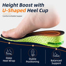 Height Increase Insoles for Men and Women with Heel Air Cushion Pad - Green/Black — 4