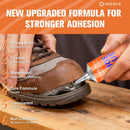 INSOIA Shoe Glue Heavy Duty Sole Repair Kit, 2x29.5ml, with Tips & Bands — 2