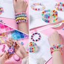 5 Boxes Pony Beads Bracelet Kit, UV Color-Changing & Glow Kandi Beads — 5