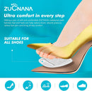 ZUCNANA Ball of Foot Cushions, Gel Shoe Inserts Heel Inserts Women 2 Pairs - Clear — 5