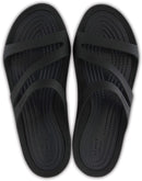 Crocs Women's Swiftwater Sandals | 9 | Black/Black — 4