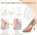 EACOZY Heel Grips, Clear Shoe Heel Inserts, Heel Cushion Pads for Women Men Loose Shoes, 5 Pairs — 3