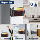 Magnetic File Holder 1 Pockets File Folder Organizer, Office Hanging Magazine Rack for File Cabinets, Magnetic Paper Holder, No Drilling Mail Organizer for Refrigerator, Office — 5