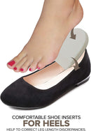 Felt Heel Pads Cushion 1/4" with Adhesive for Pain Relief - 2 Pairs — 4