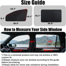 XCBYT Magnetic Car Window Shades for Side Window, 100% Blackout Privacy — 6