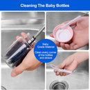 Bottle Brush, Long Stainless Steel Handle Water Bottle Brush Cleaner, Sports Bottle Scrubber, Kitchen Scrub Cleaning… — 3