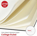 Taja Large Spiral Lined Notebook for Work, Journal for Women & Men | C-Black | A-Lined (1Pack) — 2
