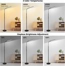 Dimunt LED Floor Lamp, Stepless Adjustable 3000K-6000K Colors, Black — 4