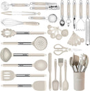 Kitchen Utensils Set-Silicone Cooking Utensils-33pcs Non-Stick Silicone Cooking Kitchen Utensils Spatula Set with… — 1