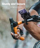 Bike Phone Holder Mount, Secure Handlebar Phone Mount Holder for Bike and Motorcycle, Suitable for iPhone and 4.5-6.8" Smartphones, Black — 2
